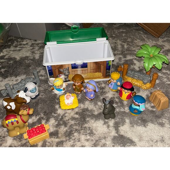 Fisher-Price Other - Fisher-Price On the Go Nativity Christmas Manger Story Travel Box #2